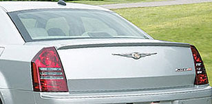 ABS Rear Spoiler 05-07 Chrysler 300C Lip Mount, No Light